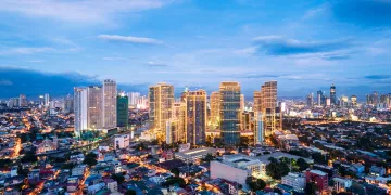 Image of Makati City outside Manila to illustrate article about crypto adoption in the Philippines.