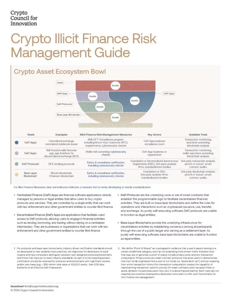 Crypto illicit finance